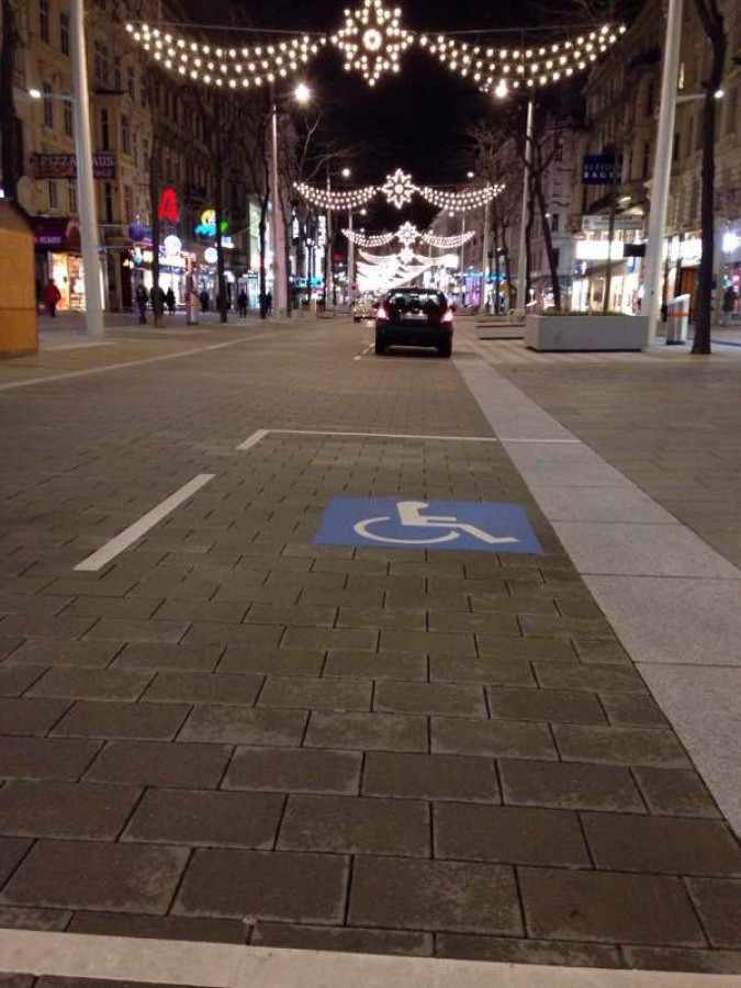 Vozičkárske parkovacie miesto
