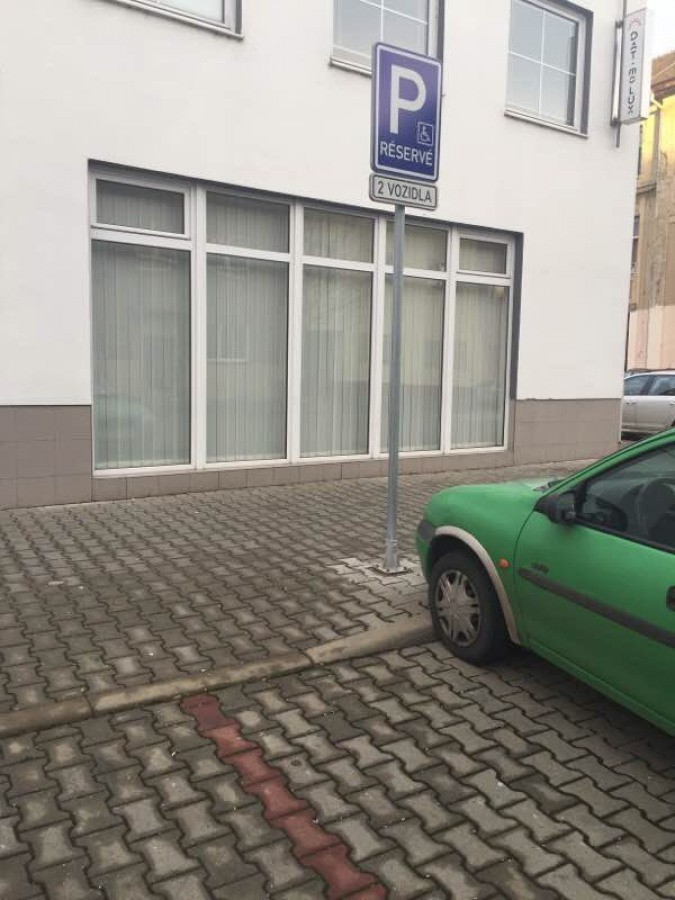 Vozičkárske parkovacie miesto