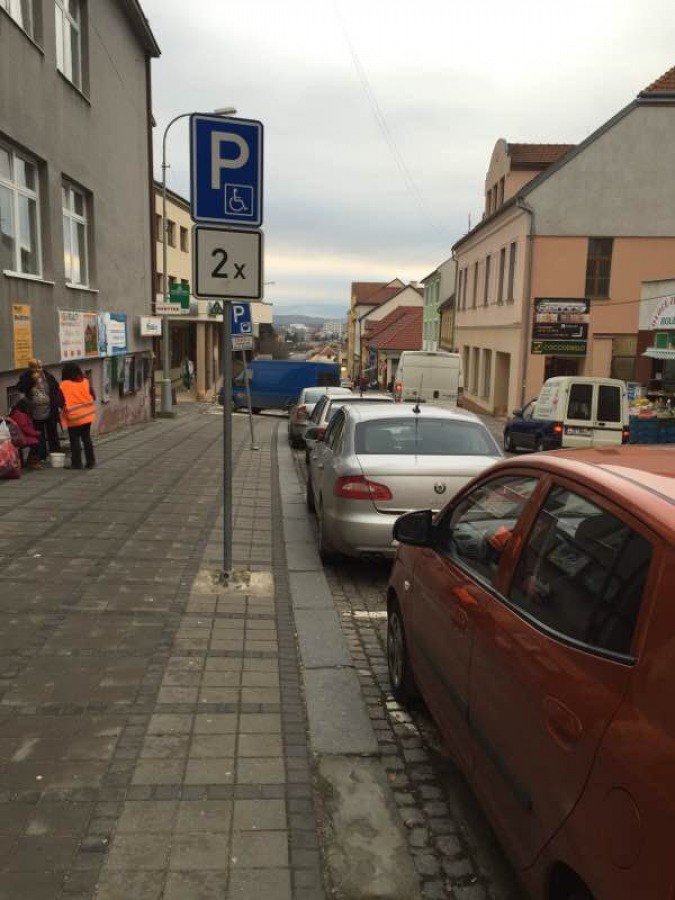 Vozičkárske parkovacie miesto