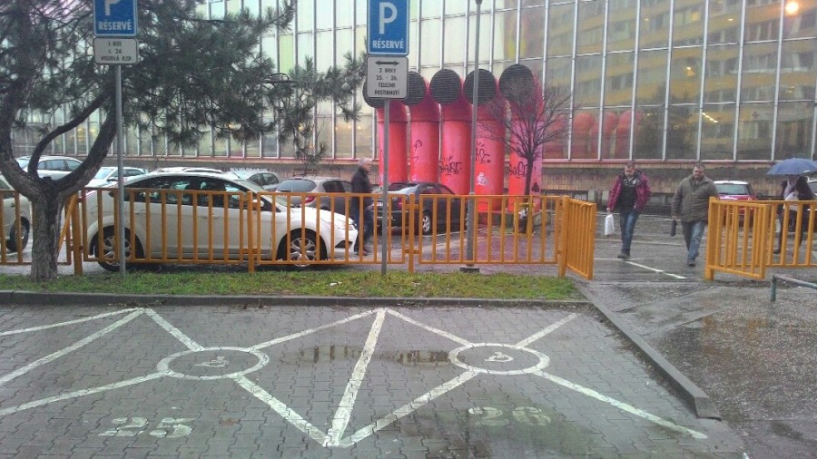 Vozičkárske parkovacie miesto