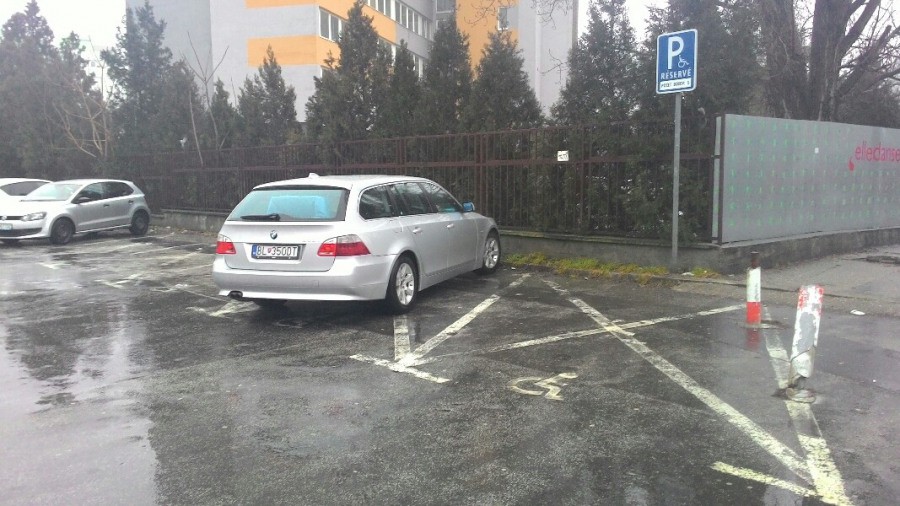 Vozičkárske parkovacie miesto