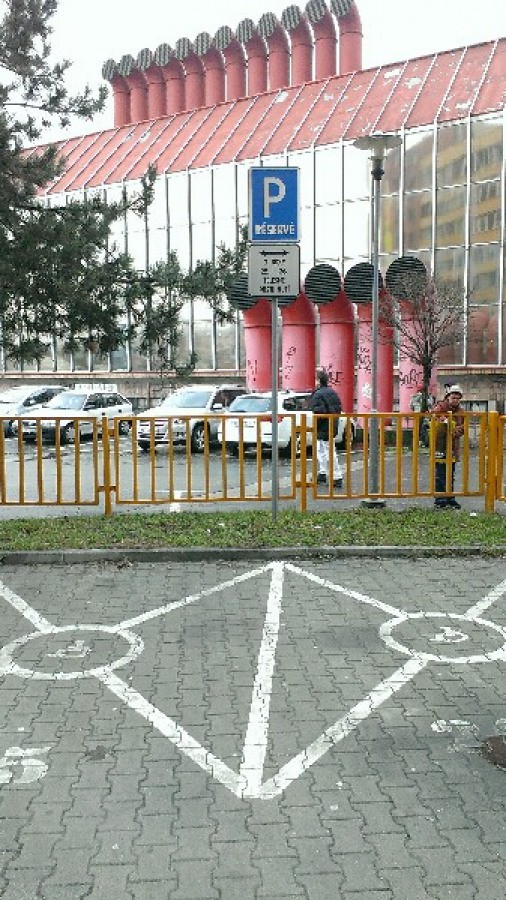 Vozičkárske parkovacie miesto