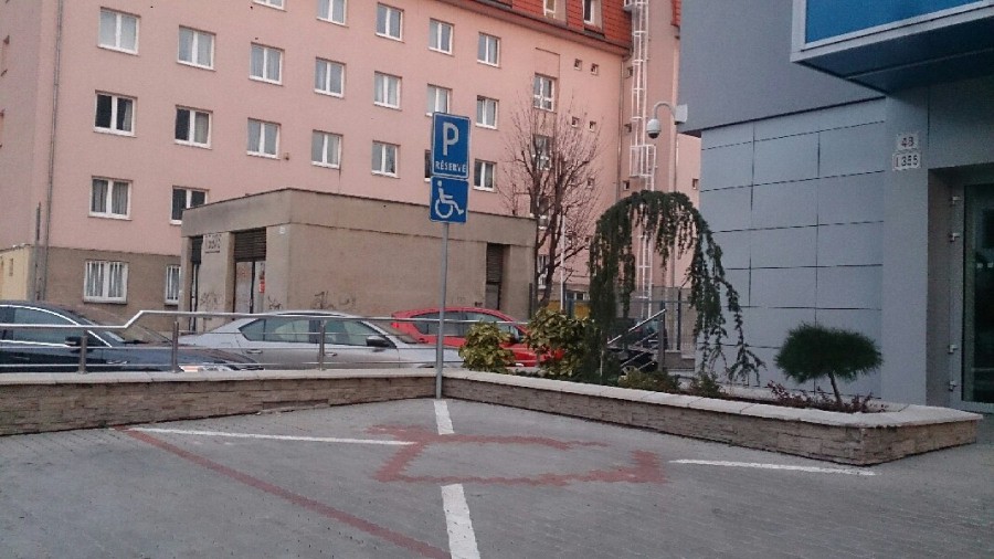 Vozičkárske parkovacie miesto