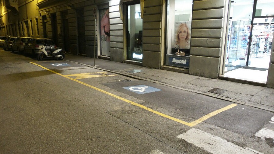Vozičkárske parkovacie miesto
