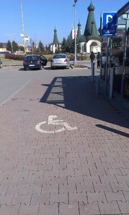 Vozičkárske parkovacie miesto