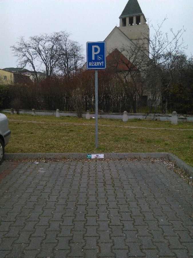 Vozičkárske parkovacie miesto