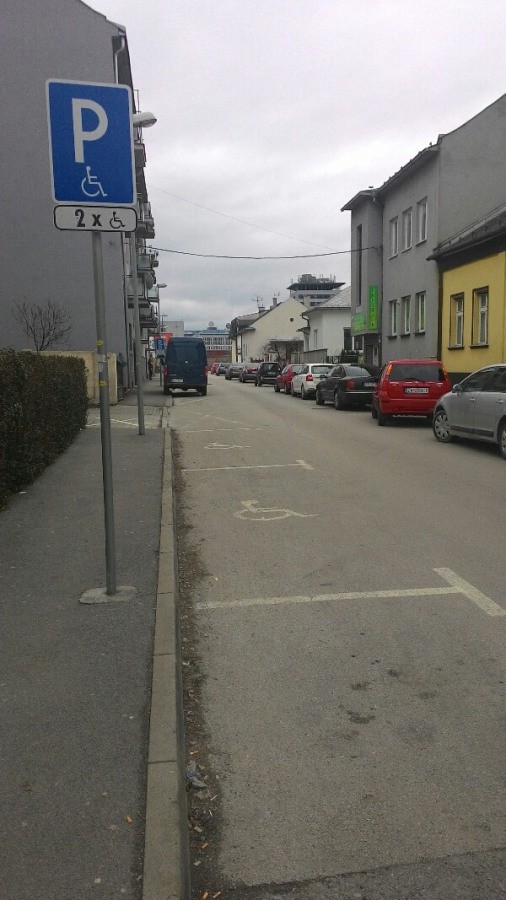 Vozičkárske parkovacie miesto