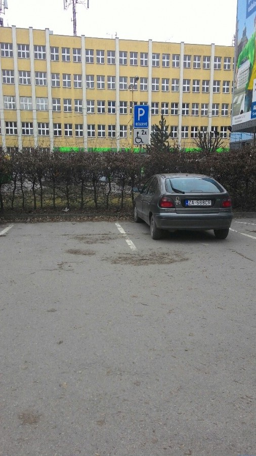 Vozičkárske parkovacie miesto