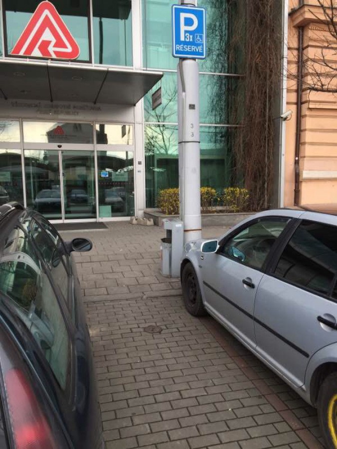 Vozičkárske parkovacie miesto