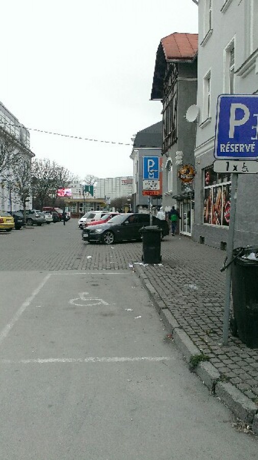 Vozičkárske parkovacie miesto