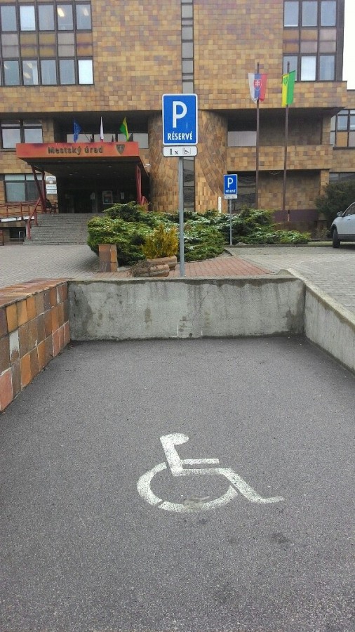 Vozičkárske parkovacie miesto