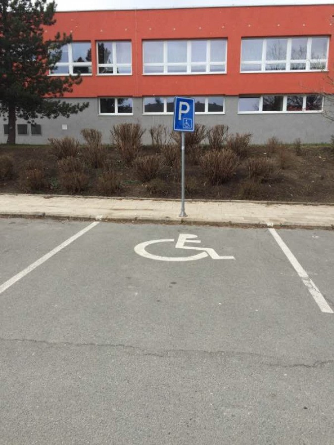 Vozičkárske parkovacie miesto