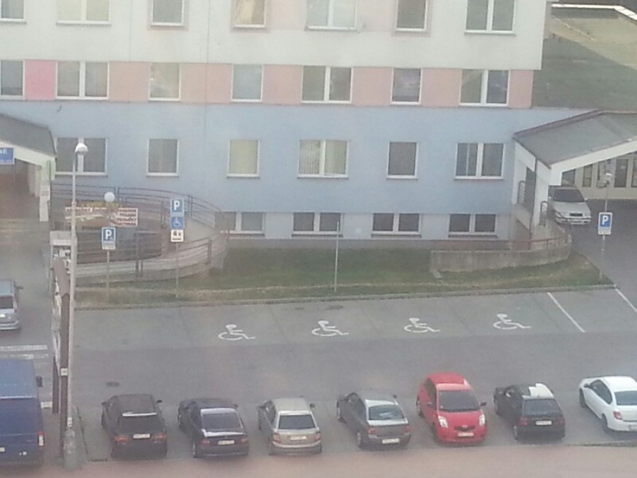Vozičkárske parkovacie miesto