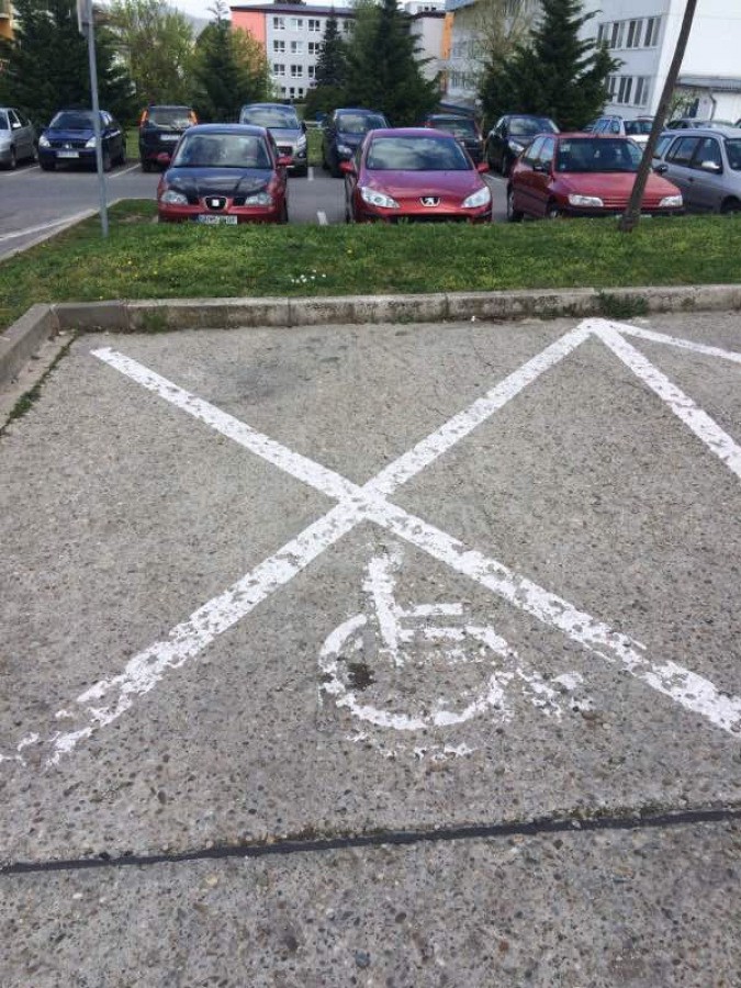 Vozičkárske parkovacie miesto