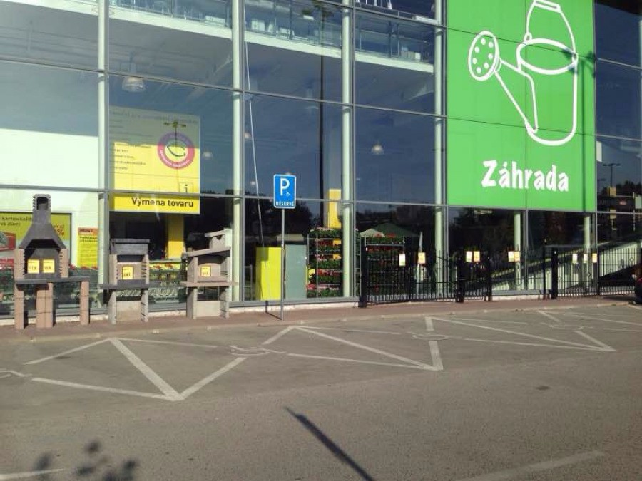 Vozičkárske parkovacie miesto