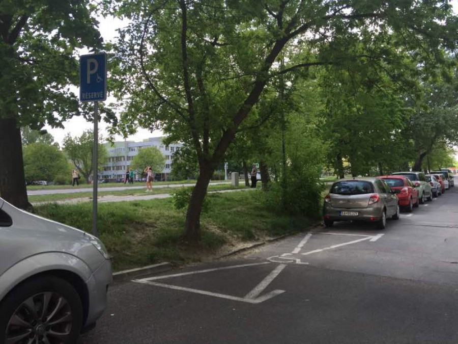 Vozičkárske parkovacie miesto