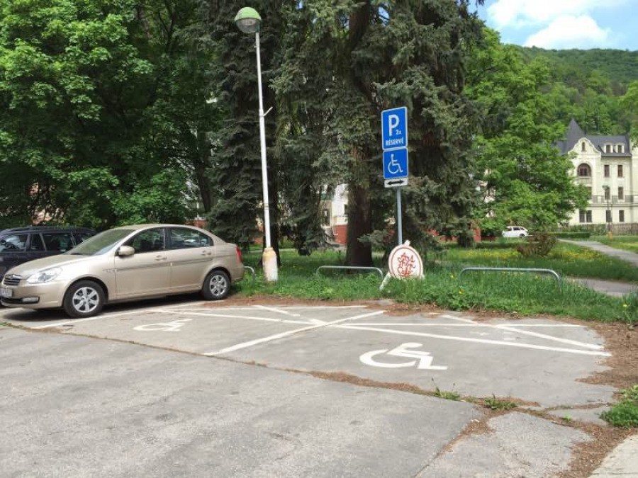 Vozičkárske parkovacie miesto