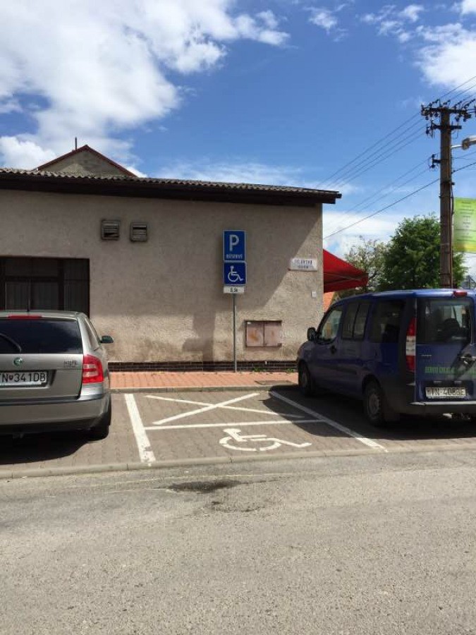Vozičkárske parkovacie miesto
