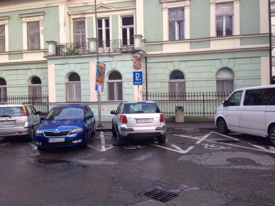 Vozičkárske parkovacie miesto