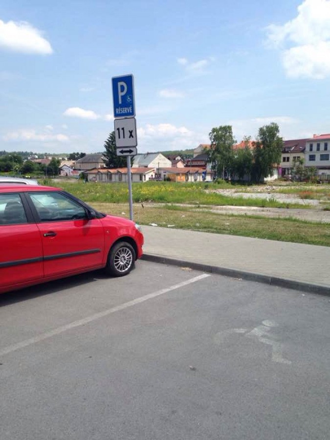 Vozičkárske parkovacie miesto