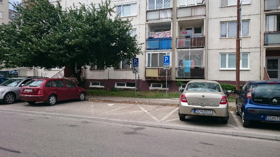 Vozičkárske parkovacie miesto