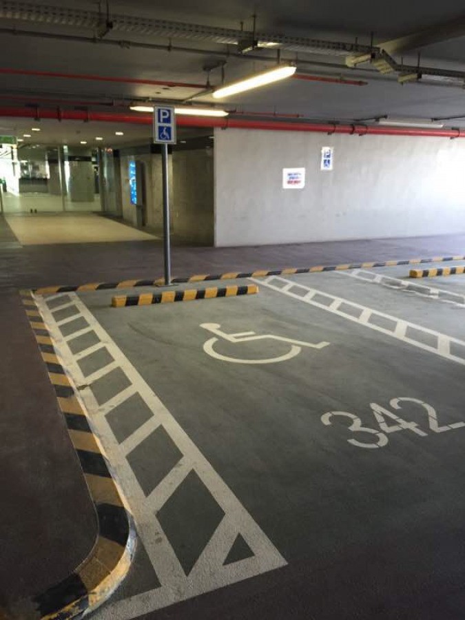 Vozičkárske parkovacie miesto