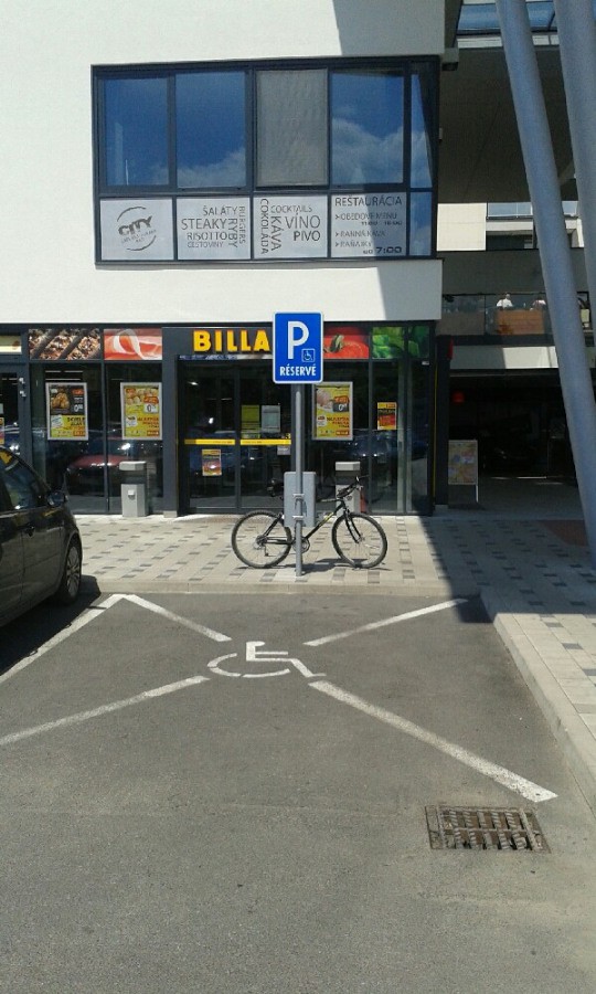 Vozičkárske parkovacie miesto