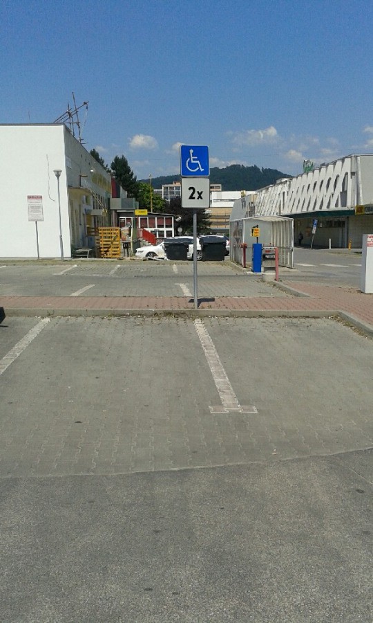 Vozičkárske parkovacie miesto