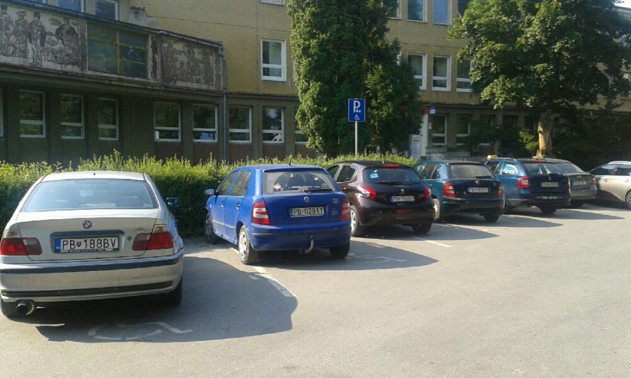 Vozičkárske parkovacie miesto