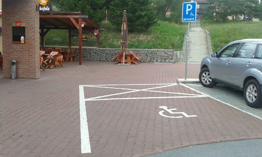 Vozičkárske parkovacie miesto