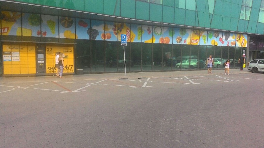 Vozičkárske parkovacie miesto