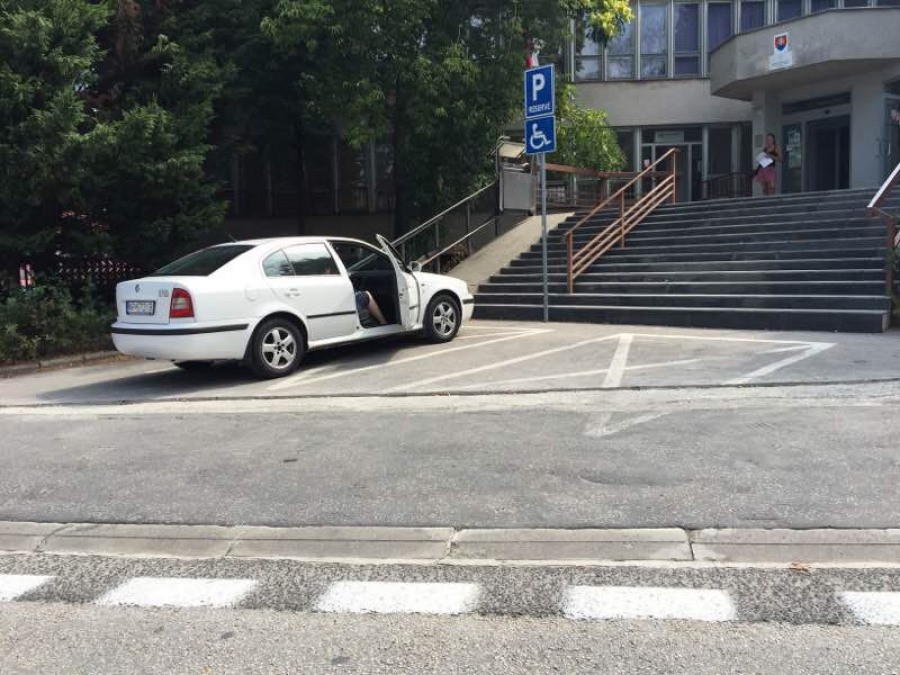 Vozičkárske parkovacie miesto