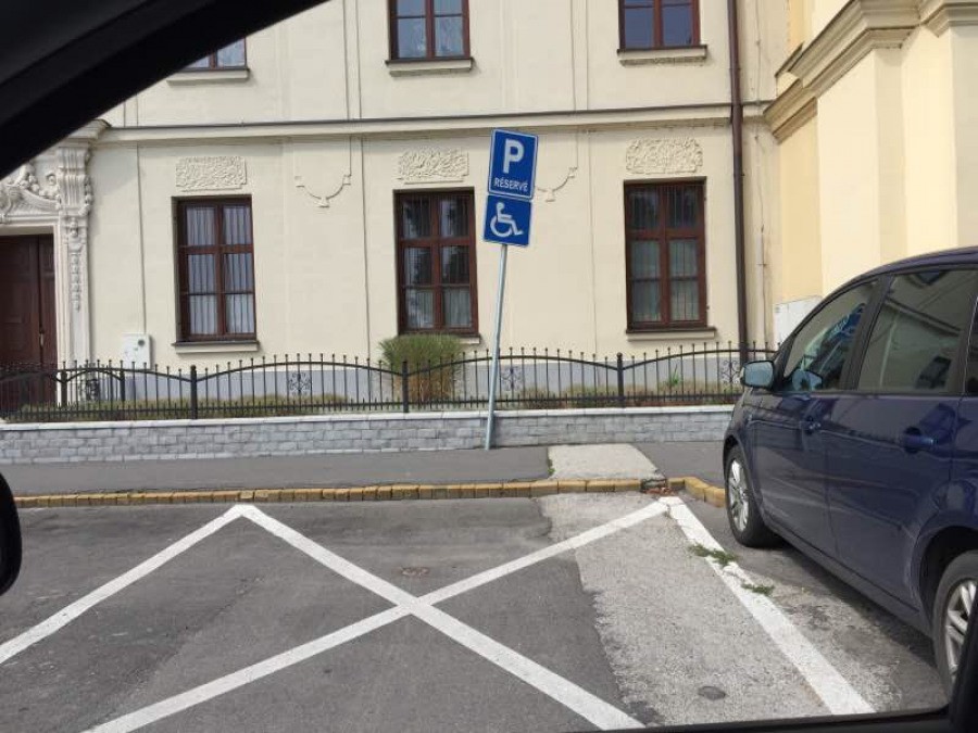 Vozičkárske parkovacie miesto