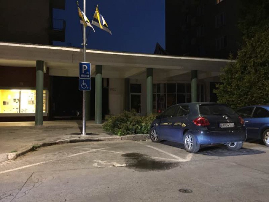 Vozičkárske parkovacie miesto
