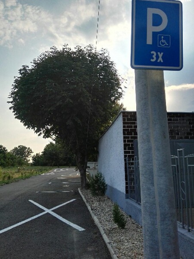Vozičkárske parkovacie miesto