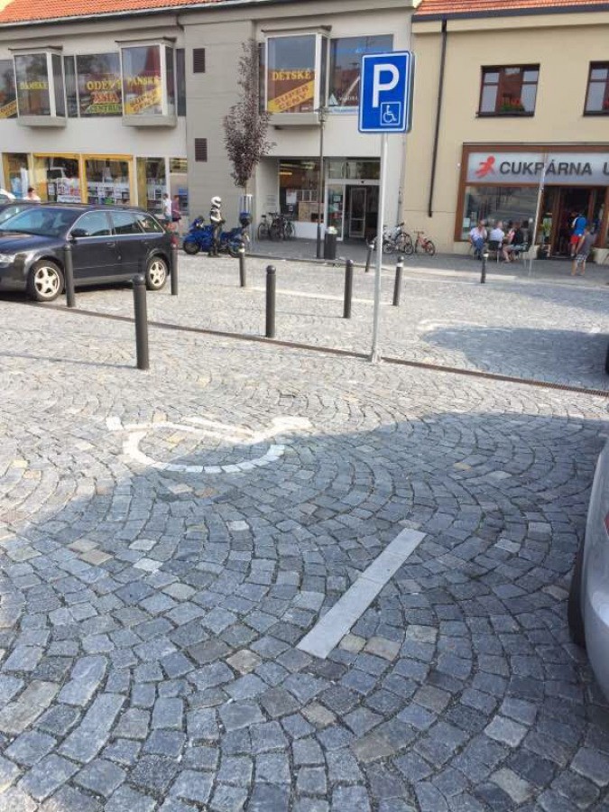 Vozičkárske parkovacie miesto