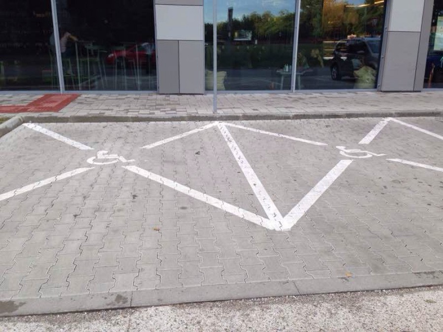 Vozičkárske parkovacie miesto