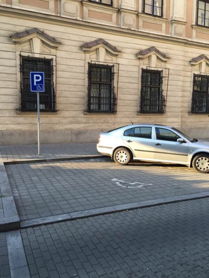Vozičkárske parkovacie miesto