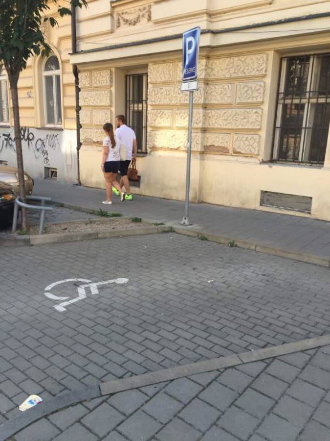 Vozičkárske parkovacie miesto