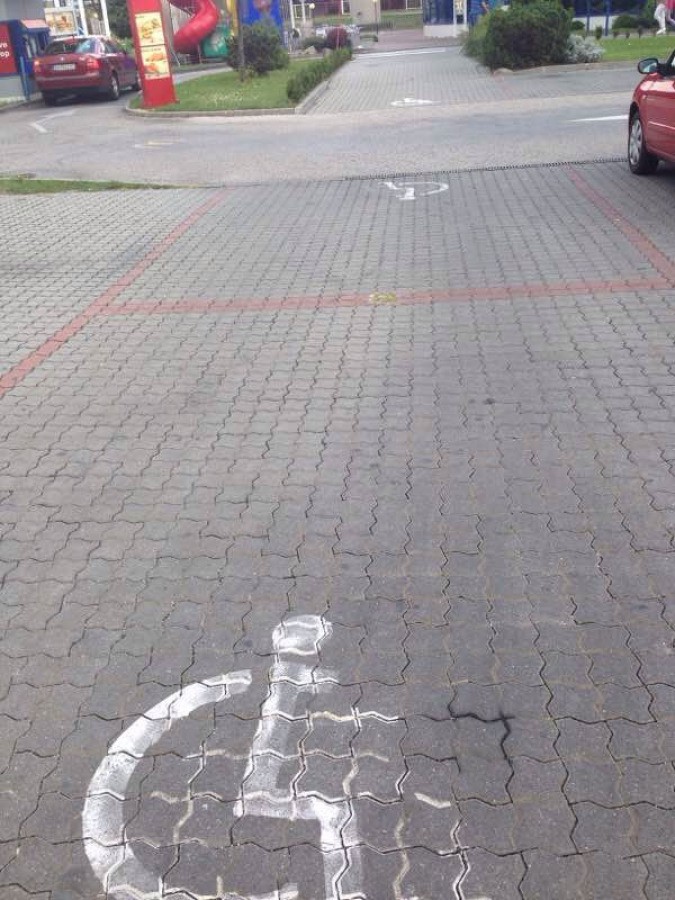 Vozičkárske parkovacie miesto