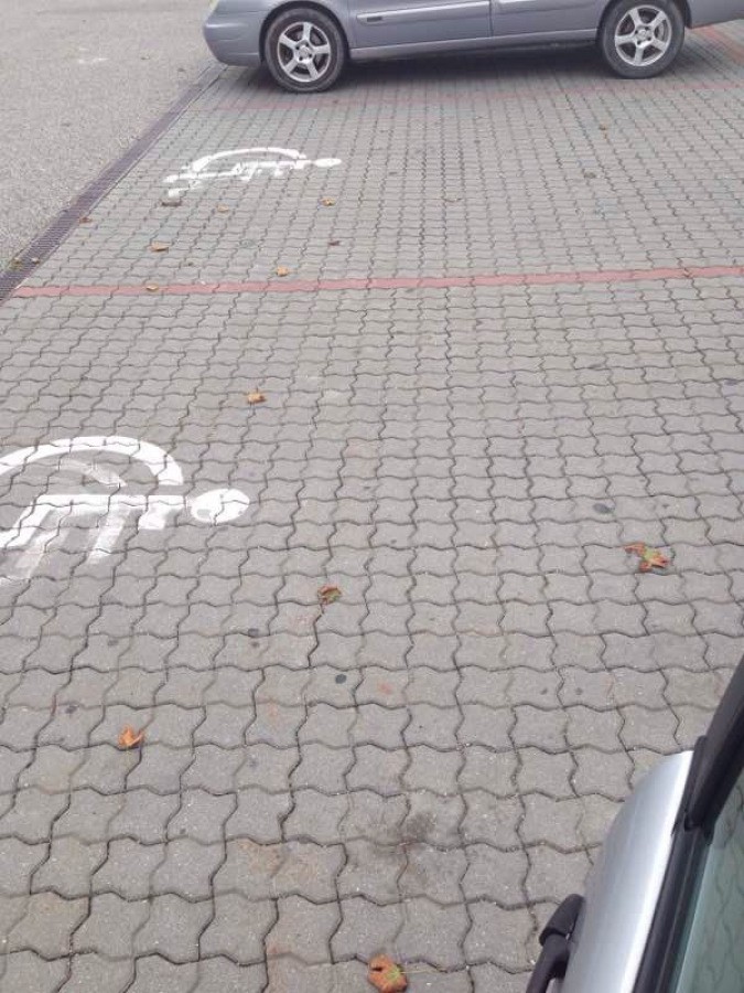 Vozičkárske parkovacie miesto