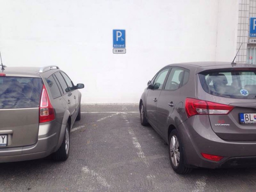 Vozičkárske parkovacie miesto