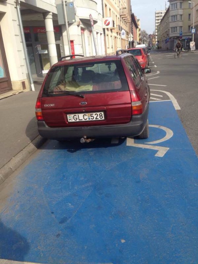 Vozičkárske parkovacie miesto