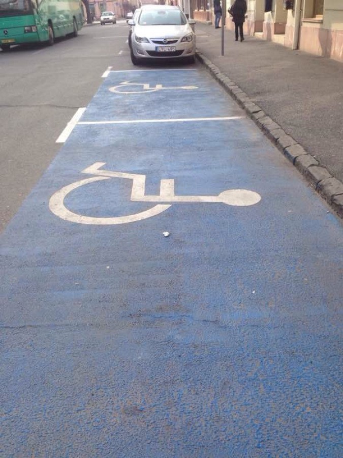 Vozičkárske parkovacie miesto