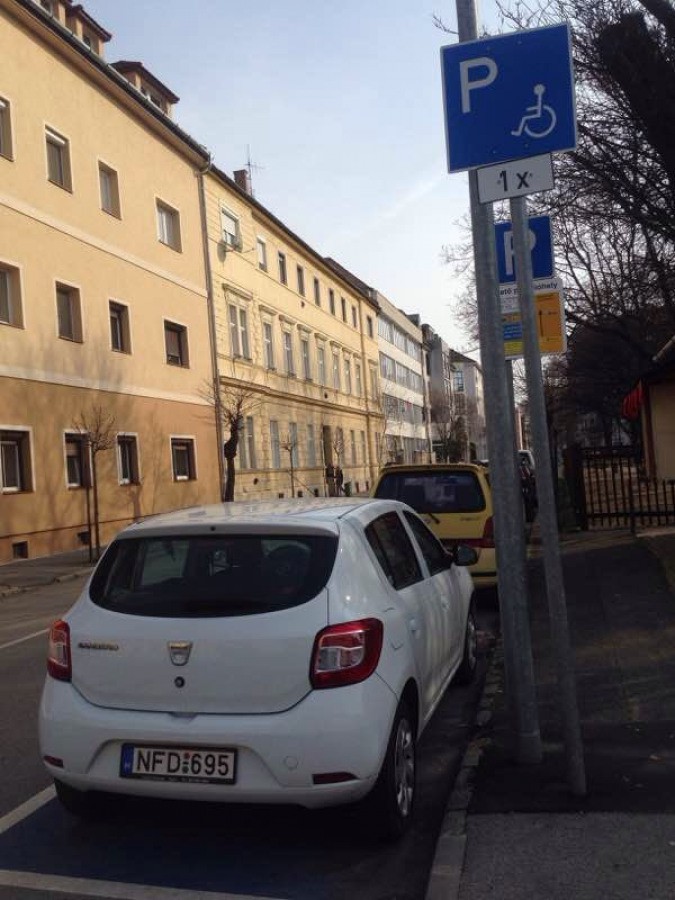 Vozičkárske parkovacie miesto