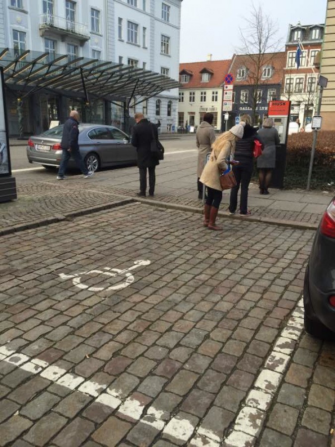 Vozičkárske parkovacie miesto