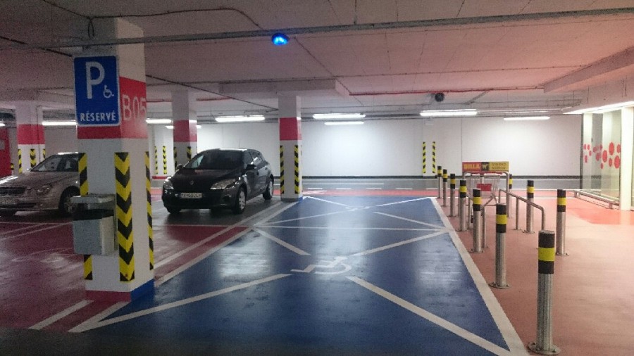 Vozičkárske parkovacie miesto