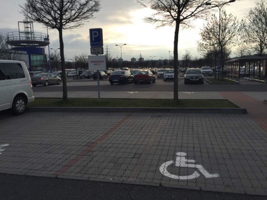 Vozičkárske parkovacie miesto