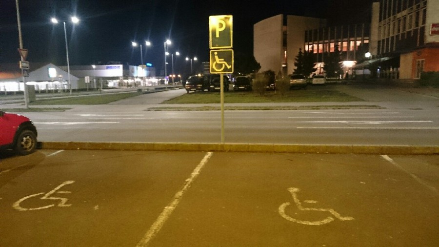 Vozičkárske parkovacie miesto