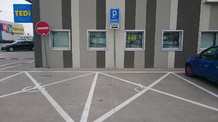 Vozičkárske parkovacie miesto